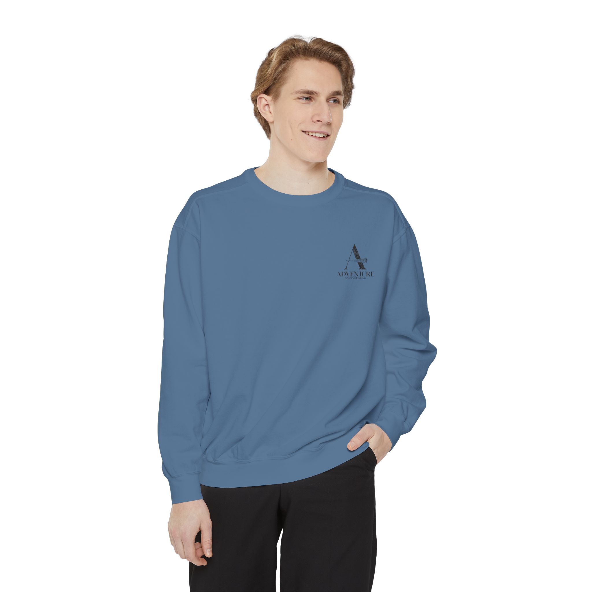 Unisex Garment-Dyed Sweatshirt - Image 39